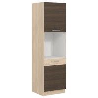 Augstais skapītis priekš cepeškrāsns MODENA D60P, tumšais ozols/gaišais ozols